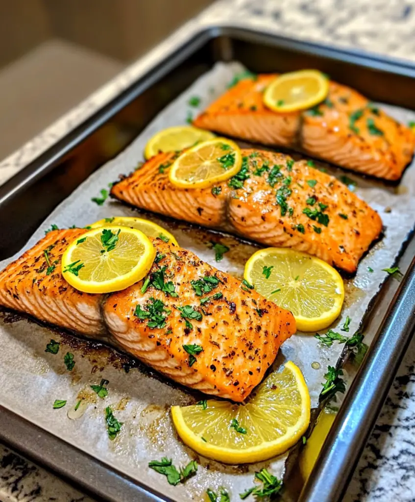 Lemon Herb Baked Salmon